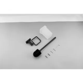 Настенный ёршик для унитаза Gappo G0710-6 чёрный